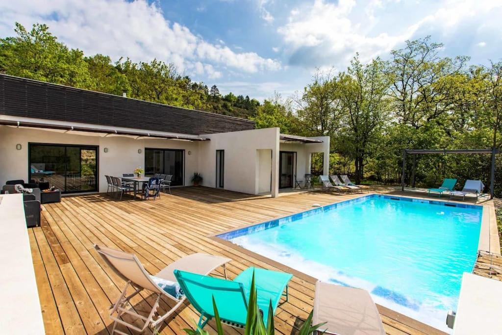 Villa Blanche, Contemporary, Cathars, Couiza, Carcassonne מראה חיצוני תמונה