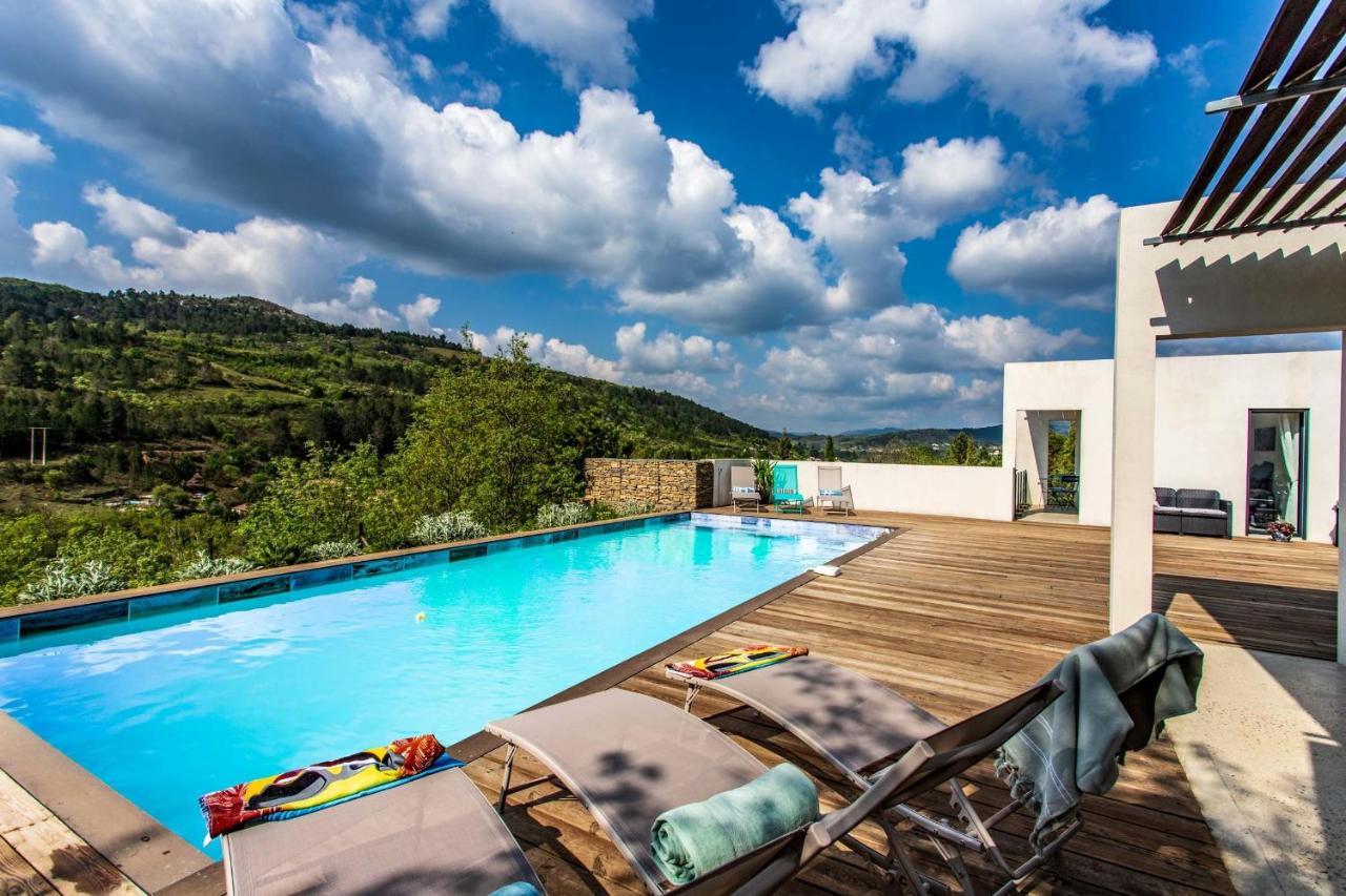 Villa Blanche, Contemporary, Cathars, Couiza, Carcassonne מראה חיצוני תמונה