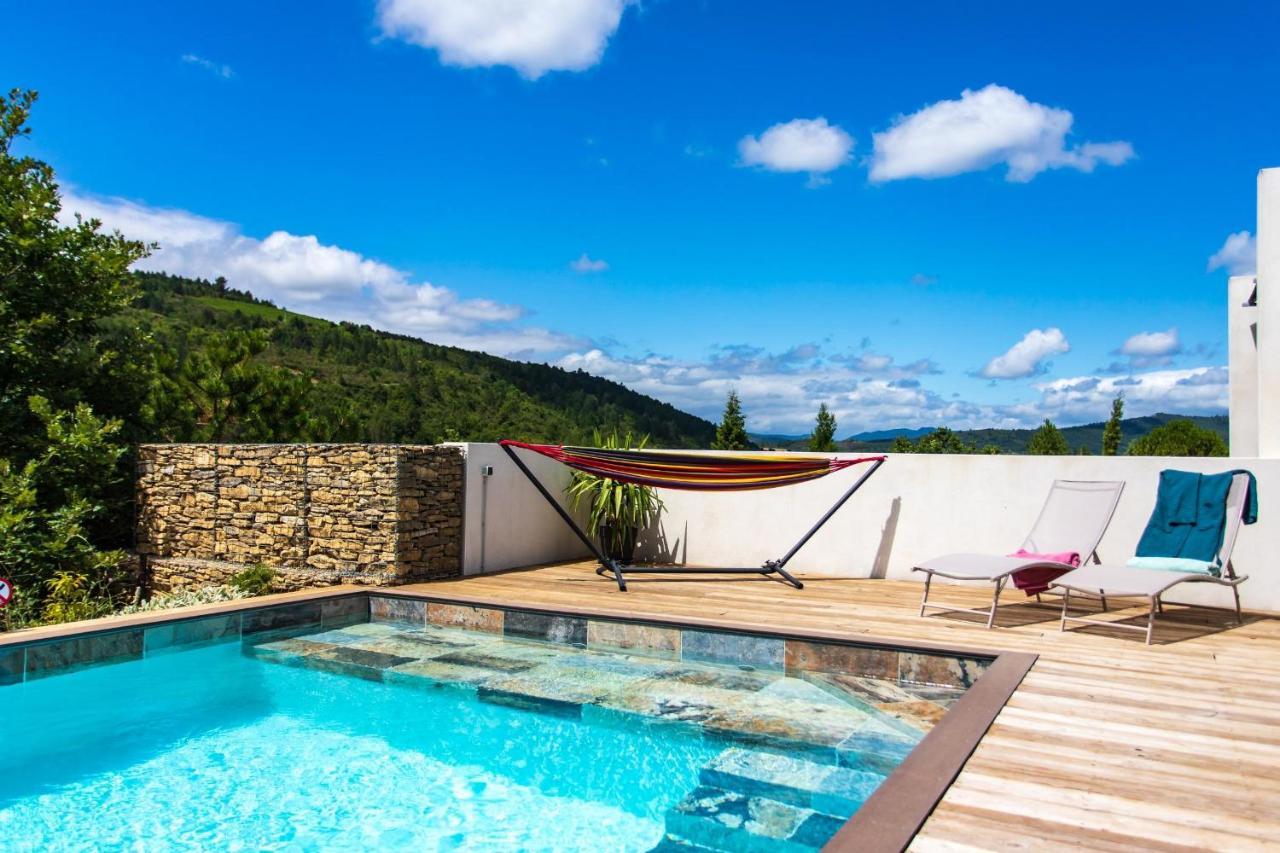 Villa Blanche, Contemporary, Cathars, Couiza, Carcassonne מראה חיצוני תמונה